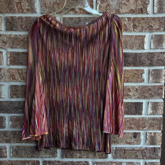 Missoni Striped Multicolor flare sleeve Blouse - Picture 7 of 9